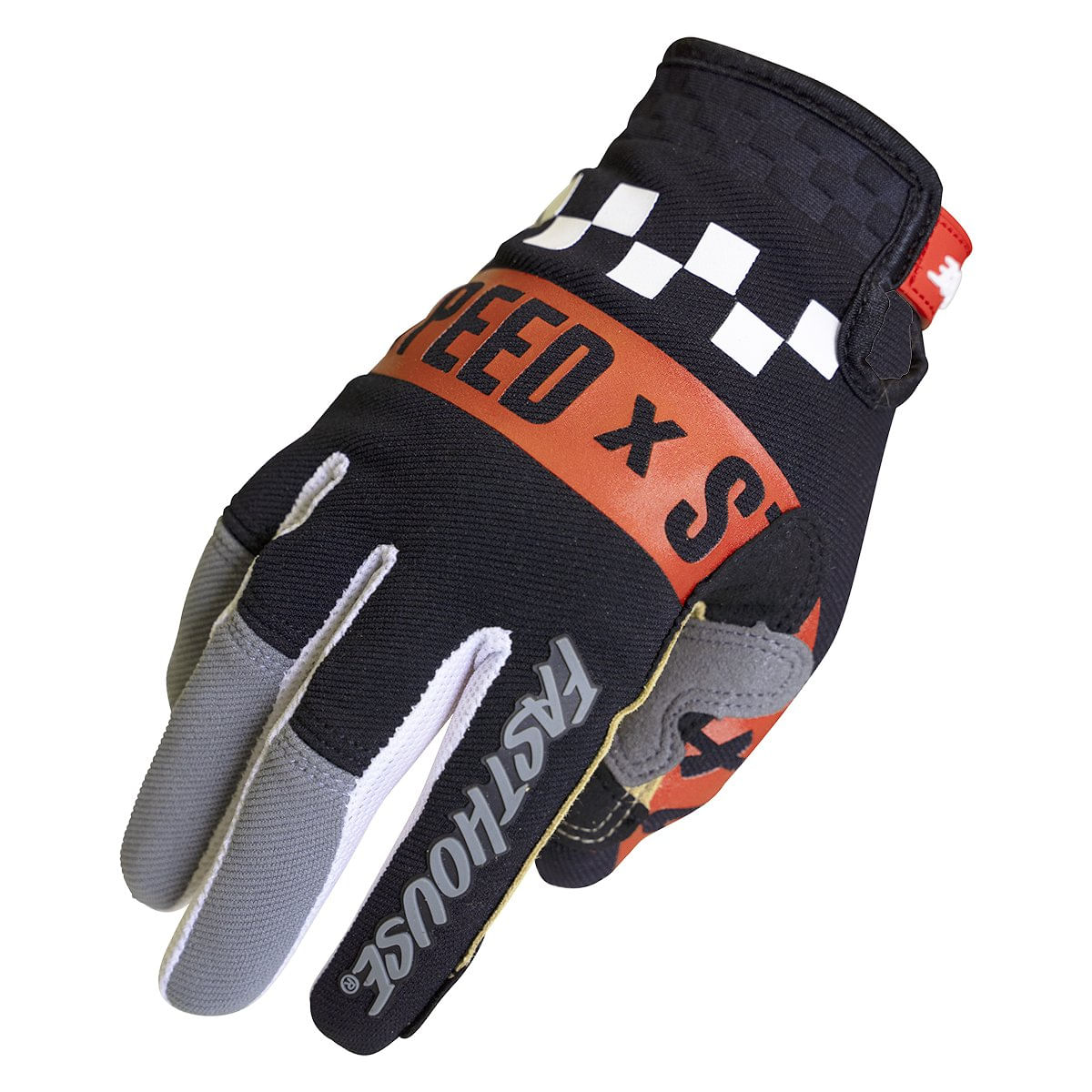 Fasthouse Guantes Speed Style Domingo Gris/Negro