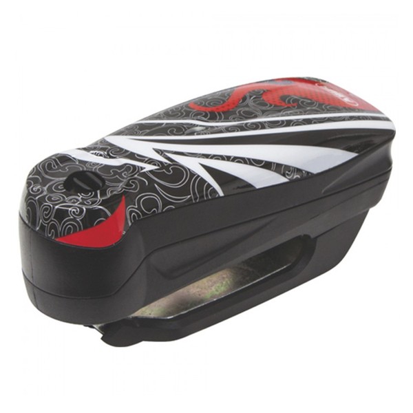 ABUS Candado de Disco Detecto 7000 RS1 "Flame Black" (Alarma)
