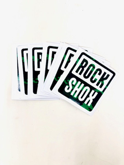 RockShox Sticker Rock Shox Verde Chicos 10 Pcs (4*4.5 Cm)