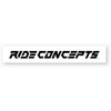 Ride Concepts STICKER RIDE CONCEPTS - DIE CUT WHITE/BLACK