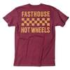 Fasthouse Polera Fasthouse Stacked Hot Blancoeels Granate