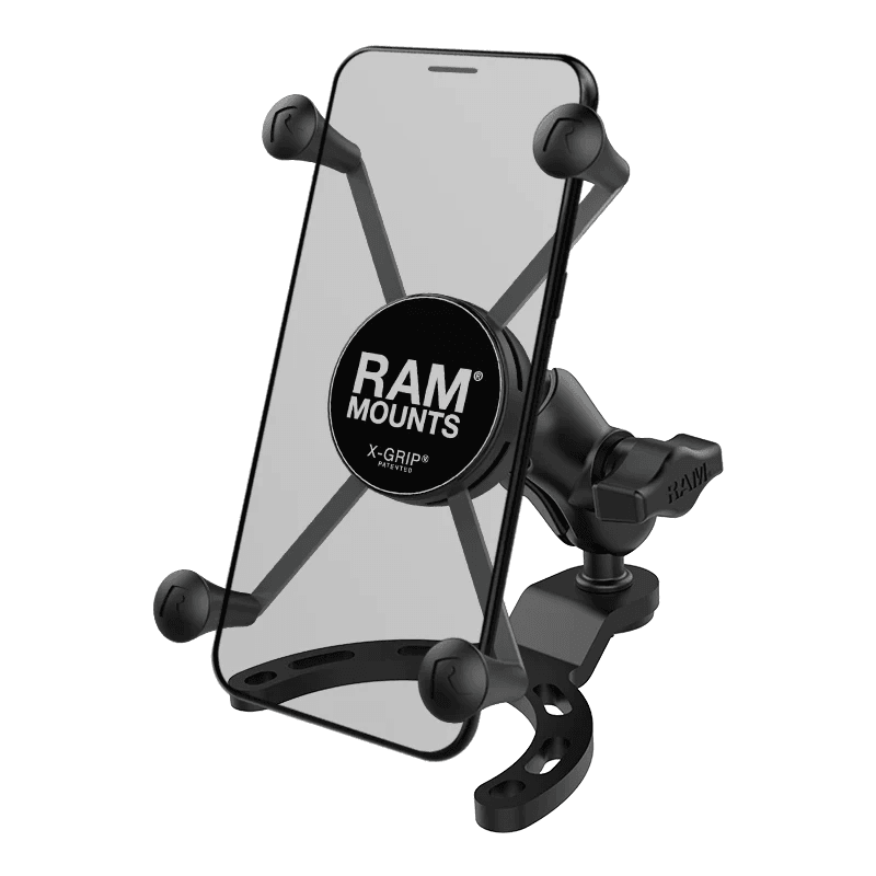 RAM Mounts X-Grip® Soporte de celular grande con anclaje base para tapa de Estanque Pequeña