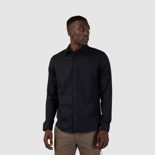 Fox Camisa Lifestyle Level Up Woven Negro Fox