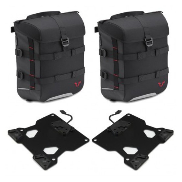 SW-MOTECH - KIT BOLSOS LATERALES / COLA SYSBAG 15 %2B PLACAS ADAPTADORAS COD.9992