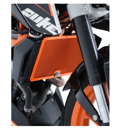 R&G Protector de radiador KTM Duke 200 (Naranjo)