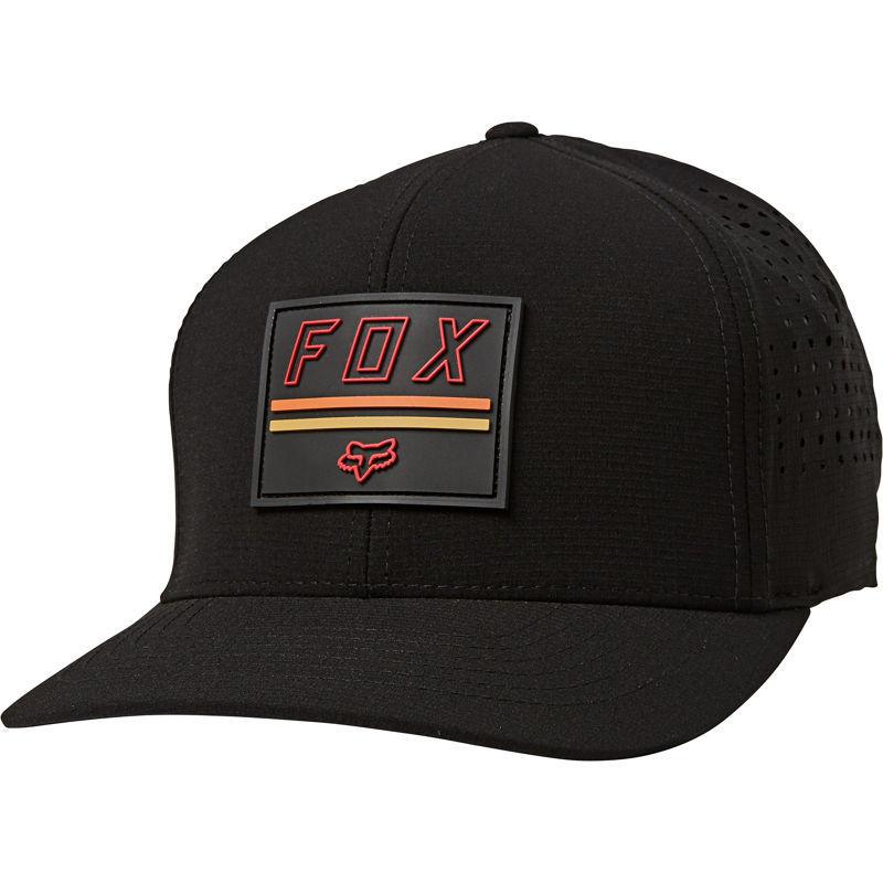 Fox Gorro Lifestyle Flexfit Serene Negro/Rojo Fox
