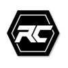 Ride Concepts STICKER RC HEX - DIE CUT WHITE/BLACK