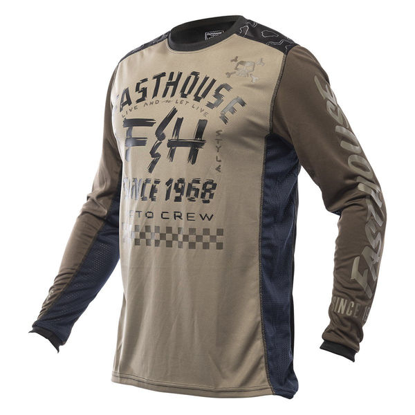 Fasthouse Jersey OFF-ROAD Verde/Negro