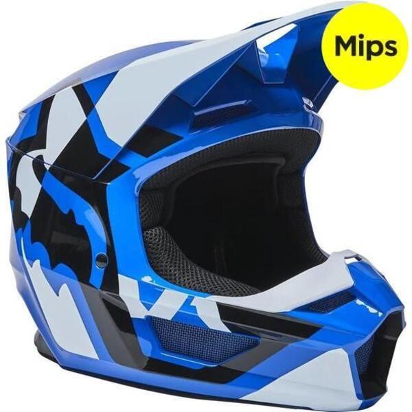 Fox Casco Moto V1 Lux Azul Fox