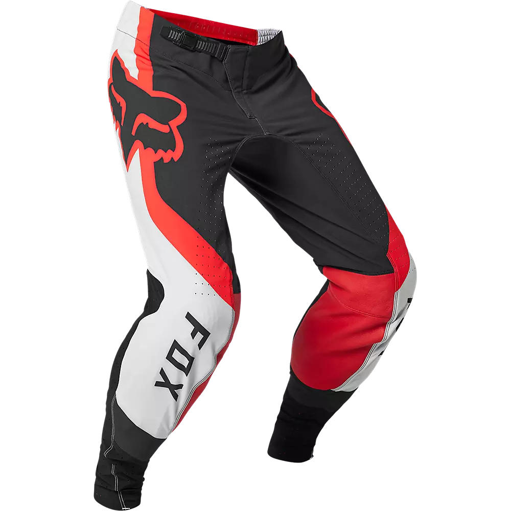 Fox Pantalon Moto Flexair Efekt Negro/Rojo/Blanco Fox