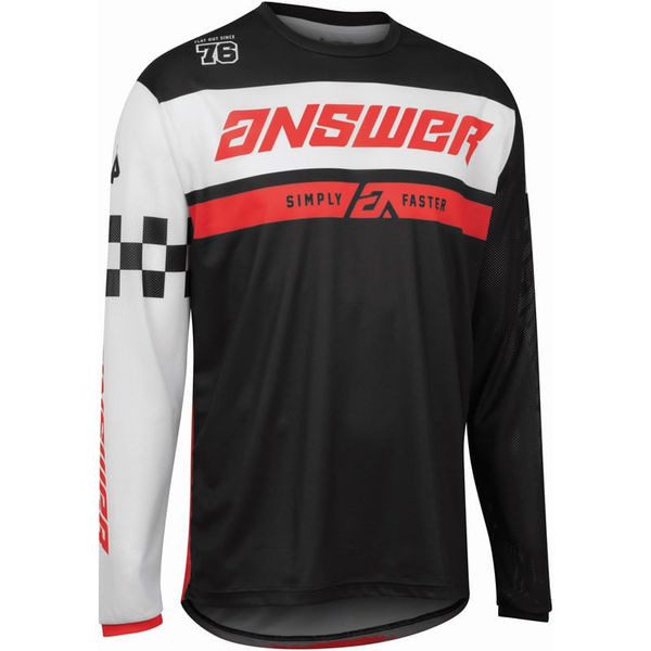 Answer Jersey ARKON Octane Negro/Rojo