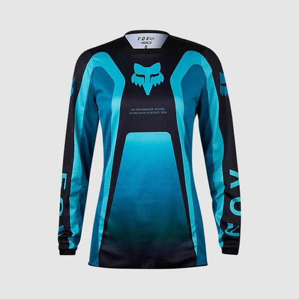 Fox Polera Moto Mujer 180 Ballast Celeste Fox