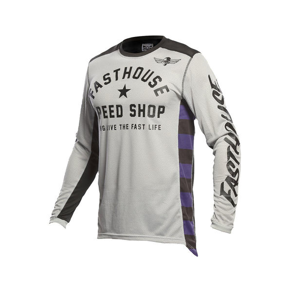 Fasthouse Jersey Niño Originals Air Cooled Plateado/Negro