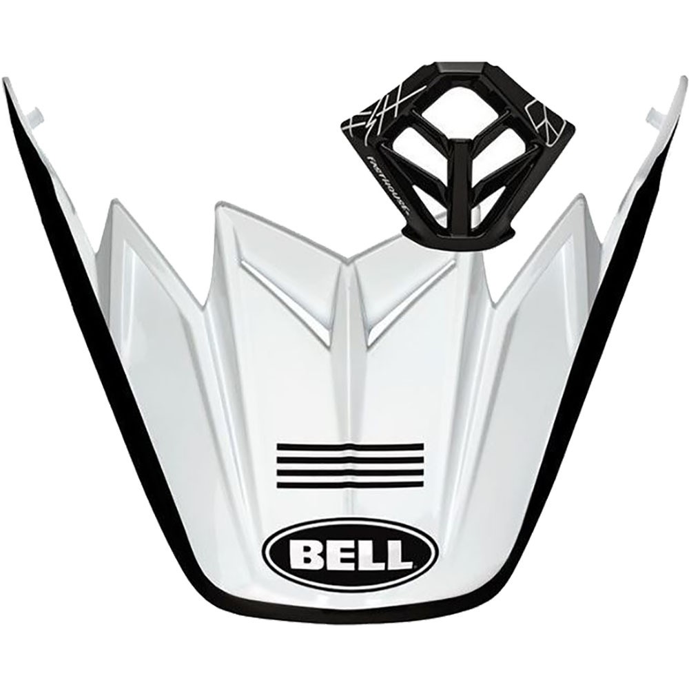 BELL Visera Moto-9 Flex Kit 4 Stripe MT Wh Bk