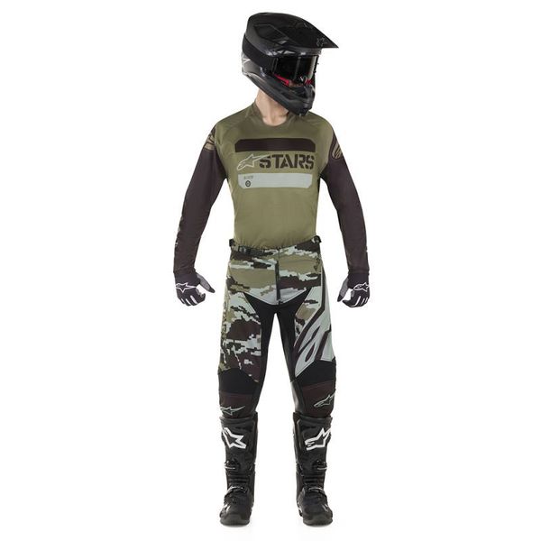 Alpinestars Conjunto Racer Tactical 2019 Verde Militar
