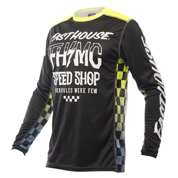 Fasthouse Jersey Grindhouse Brute Black/High Viz
