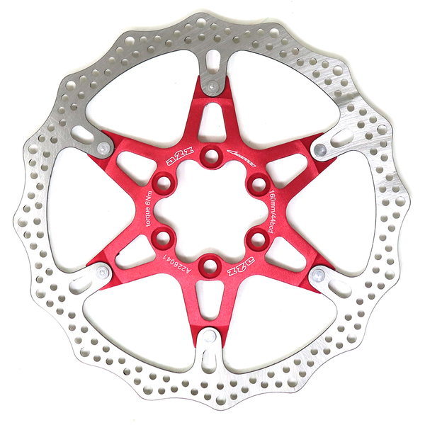 Disco de Freno a2z ATD-160 Dot Flourish Rojo