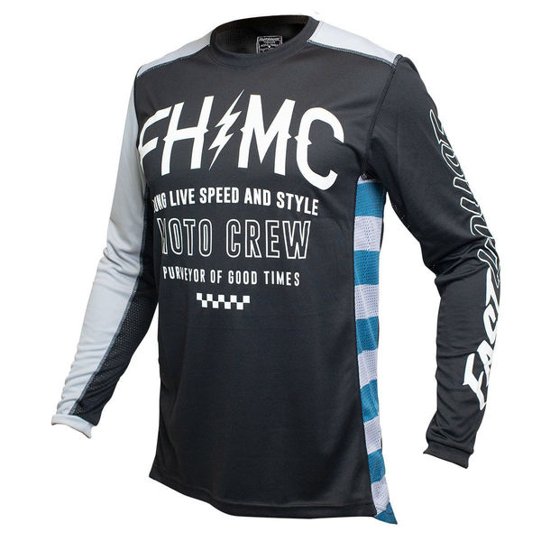 Fasthouse Jersey GrindHouse Cypher Black/Silver
