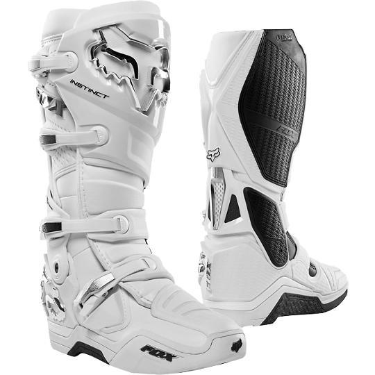 Fox Botas Moto Instinct Blanco Plata Fox