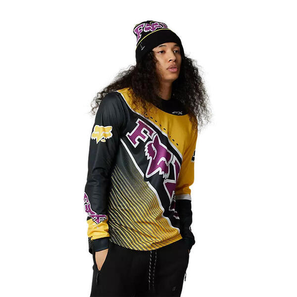 Fox Polera Lifestyle Manga Larga Burm Amarillo Fox
