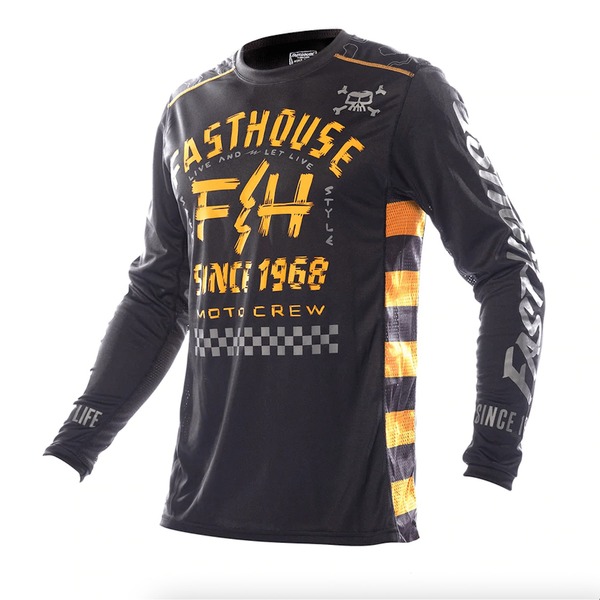 Fasthouse Jerseyx Off-Roadoto Negro/ambar