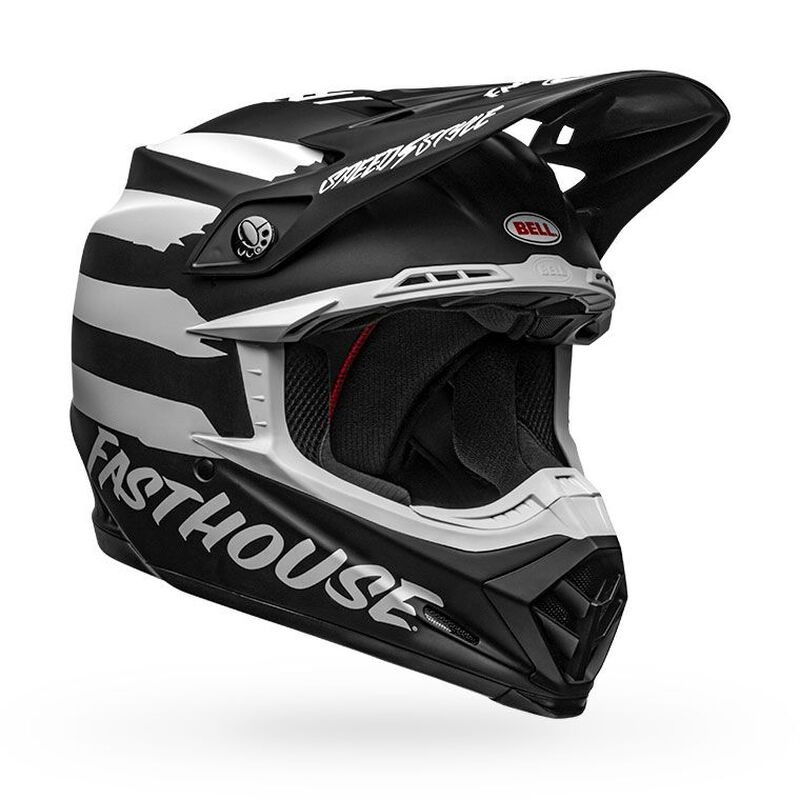 BELL Casco Bell Moto-9 Mips Fast House Signia Black/Wh