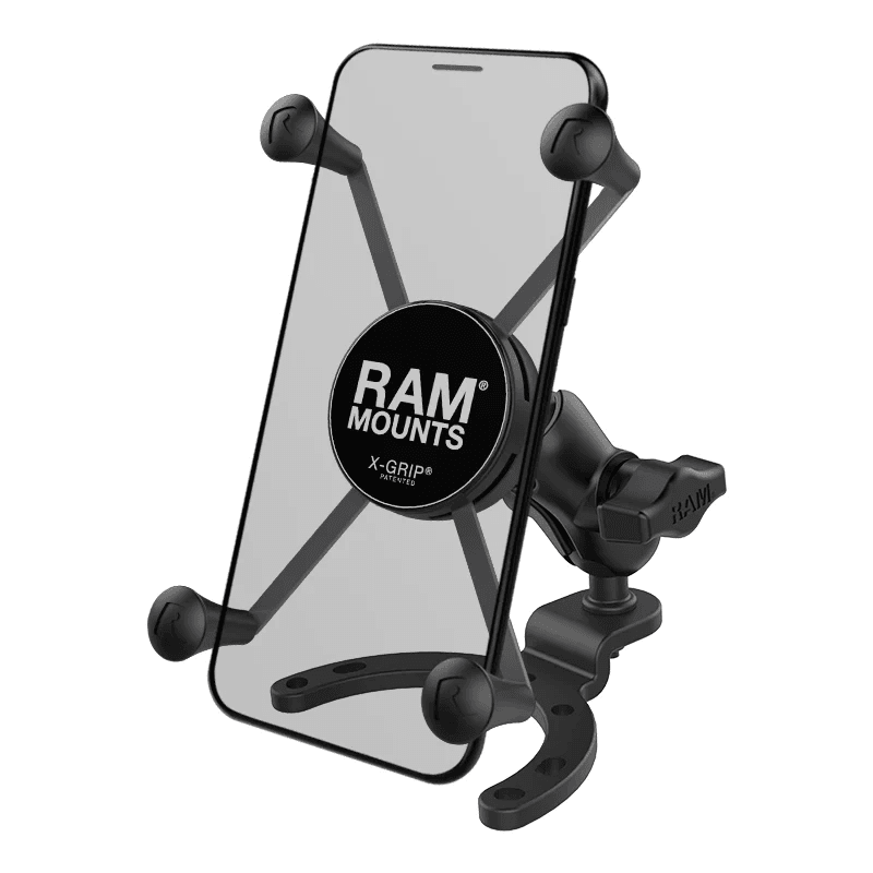 RAM Mounts X-Grip® Soporte de celular grande con anclaje base para tapa de Estanque estándar