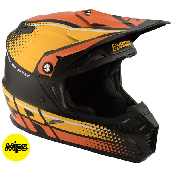 Answer Casco AR-5 Korza MIPS BLACK/ORANGE/BUS