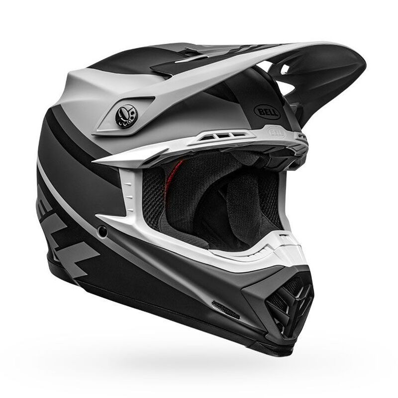 BELL Casco Bell Moto-9 Mips Prophecy Mat Wh Bk BL