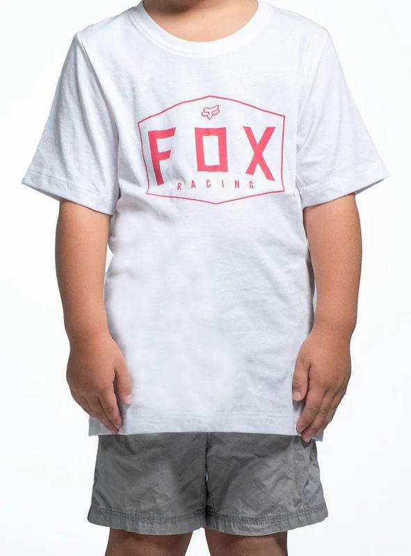 Fox Polera Lifestyle Niño Crest Blanco Fox
