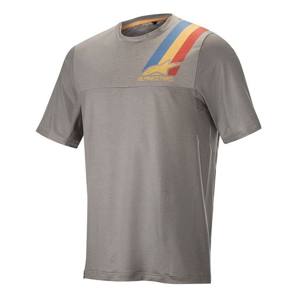 Jersey 4.0 Ss Jersey Melange Gray Blue Red