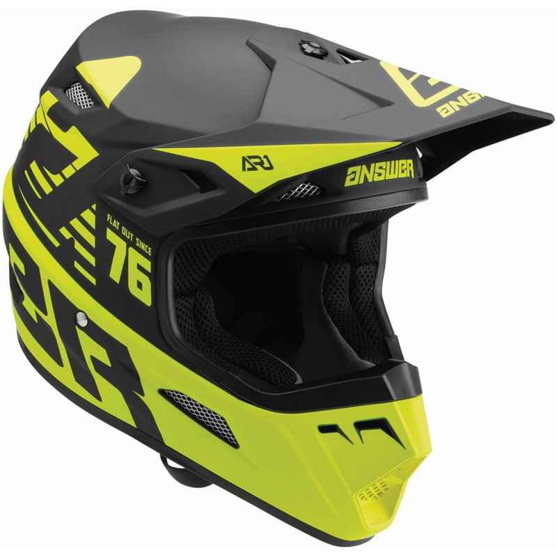 Answer Casco Niño AR1 Bold Hyper Acid/Black