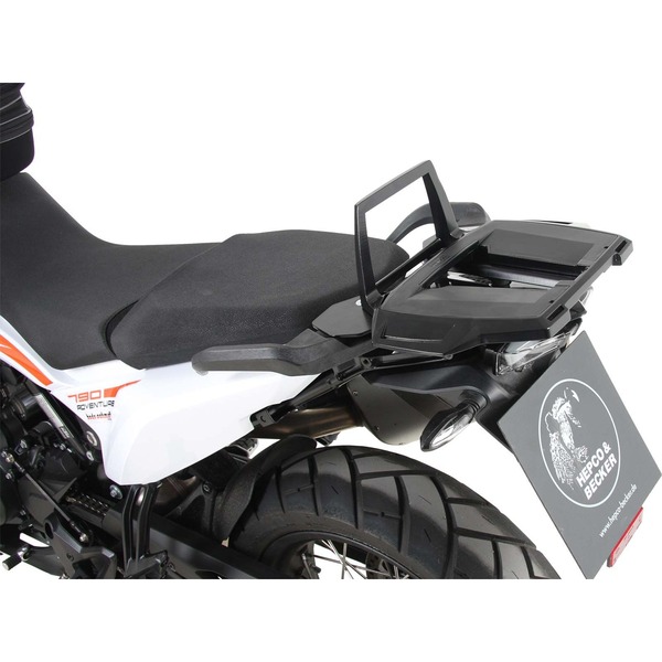 Hepco & Becker Anclaje Top Case Alurack para combinación con portaequipajes original para KTM 890 Adventure / R / RALLY (2021-)