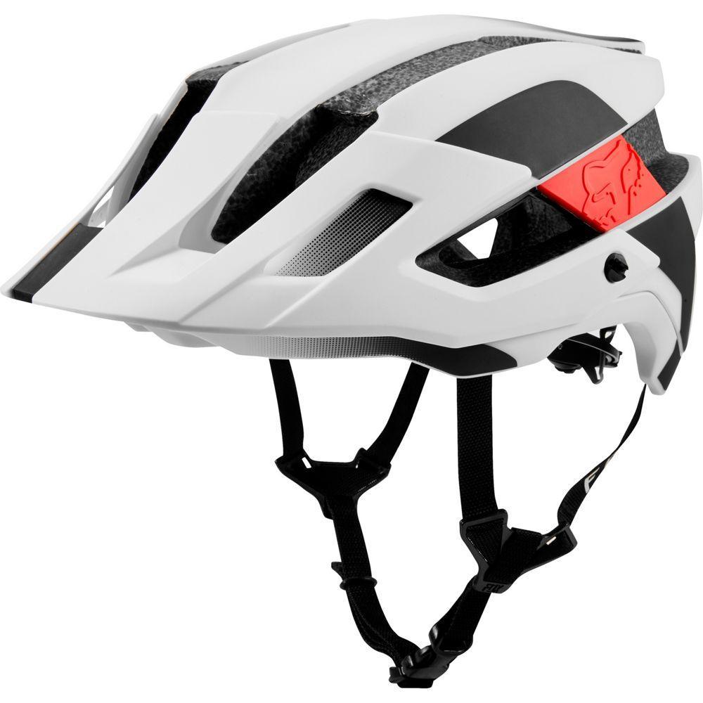 Fox Casco Bicicleta Flux Mips Conduit Blanco Rojo Fox-