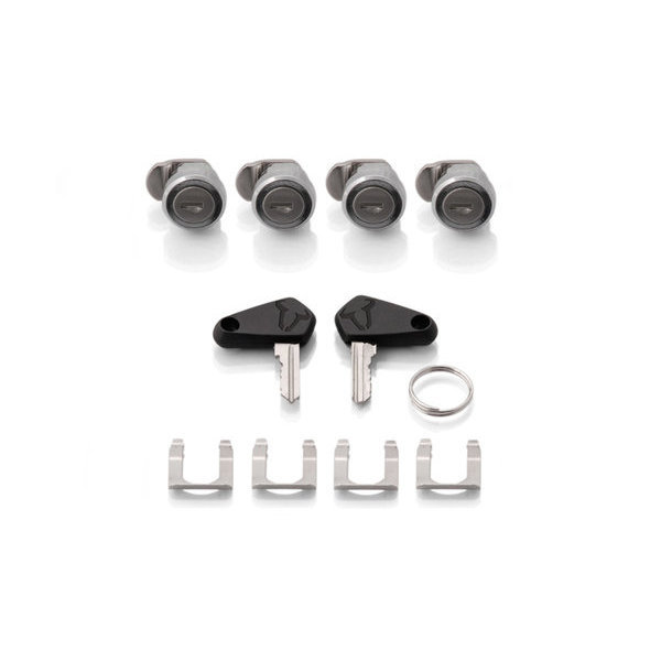 SW Motech Set de 4 Cerraduras cilíndricas TRAX