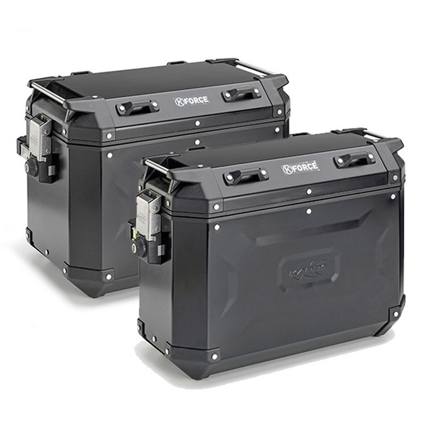 Kappa Pack Maletas Laterales K'Force 48 Lt Izq / 37 Lt Der - Black
