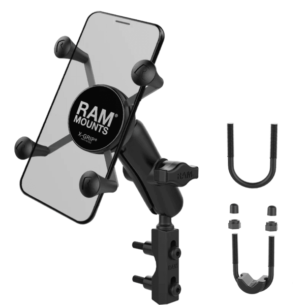 RAM Mounts X-Grip® Soporte de Celular estándar con Anclaje en Base Freno/Embrague