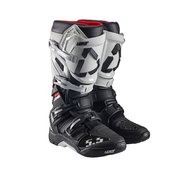 Leatt Bota 5.5 Flexlock Negro/Blanco
