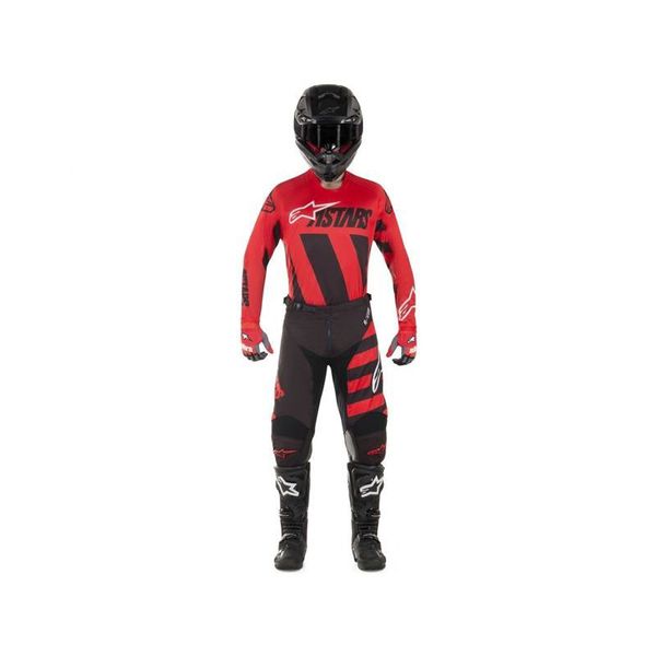 Alpinestars Conjunto Racer Braap 2019 Negro/Rojo/Blanco