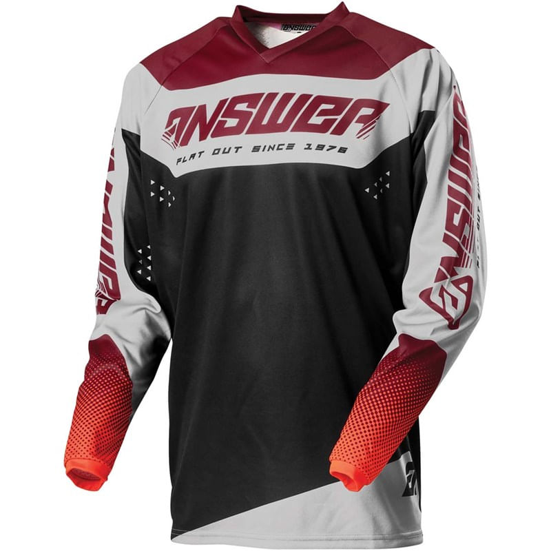 Answer Jersey Niños Syncron Charge Berry-Flo Red-Black