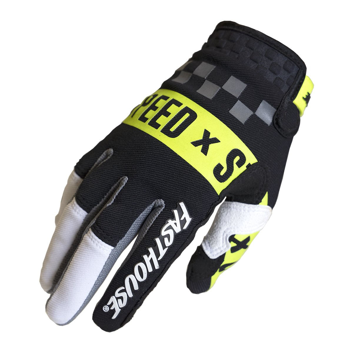 Fasthouse Guantes Fasthouse Speed Style Domingo Blanco/Negro