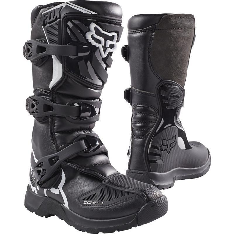 Fox Botas Moto Niño Comp 3Y Negro Fox