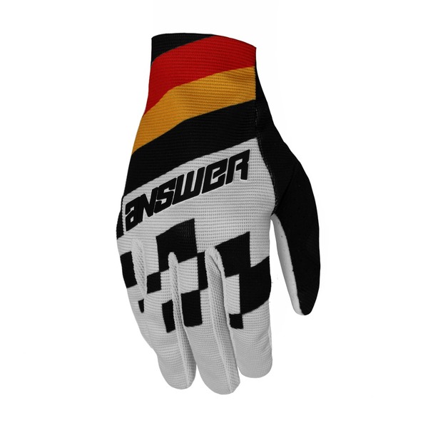 Answer Guantes Answer Ar2 Korza - Negro/Rojo/Bus