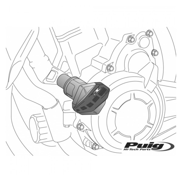 Puig Topes de Caída R12 Kawasaki ZX-6R 636 (2013-2017)