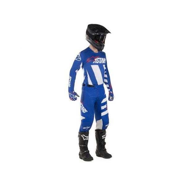 Alpinestars Conjunto Racer Braap 2019 Azul/Blanco/Rojo
