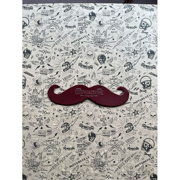 TripMachine Mostacho de Cuero GUINDA,  Tripmachine DGR 2025