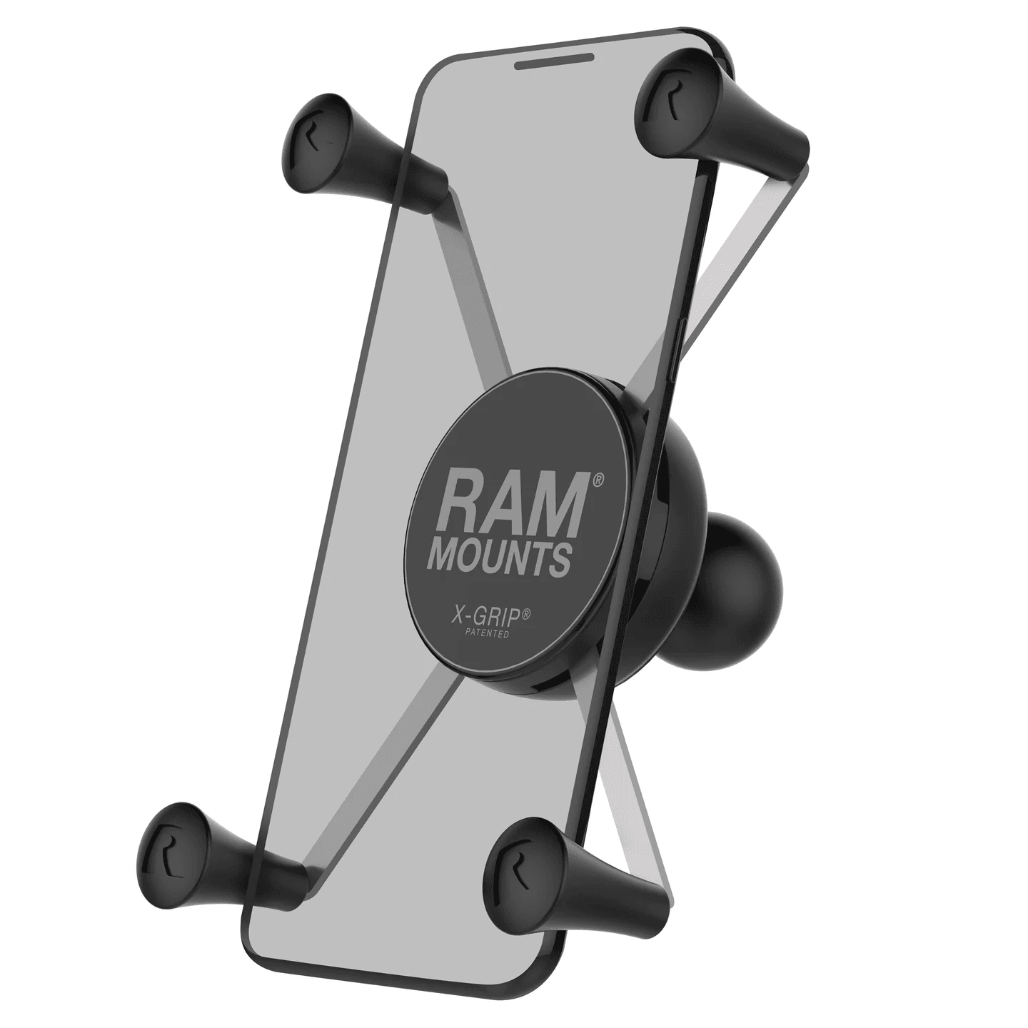 RAM Mounts X-Grip®  Soporte de celular grande con anclaje de bola (Sin Pinza)