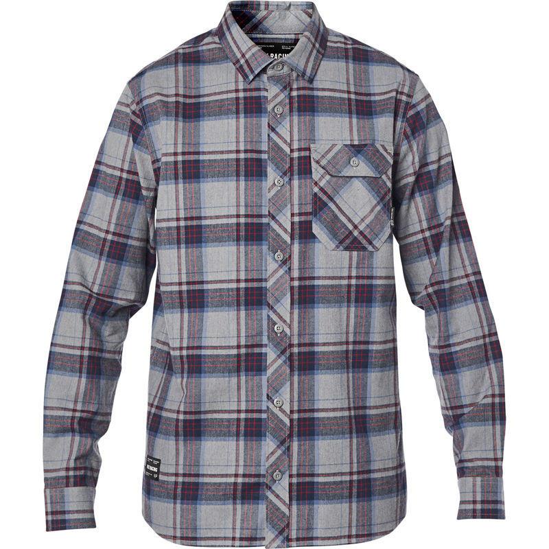 Fox Camisa Lifestyle Manga Larga Gamut Stretch Gris Fox