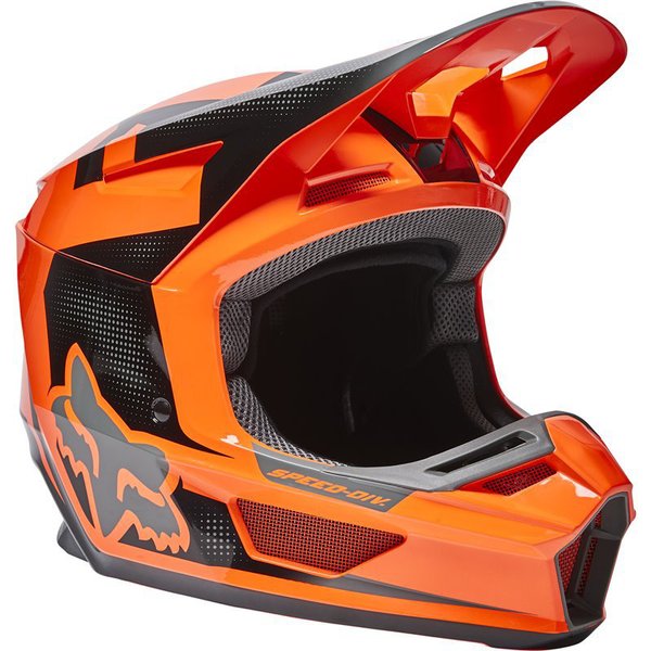Fox Casco Moto V2 Dier Naranjo