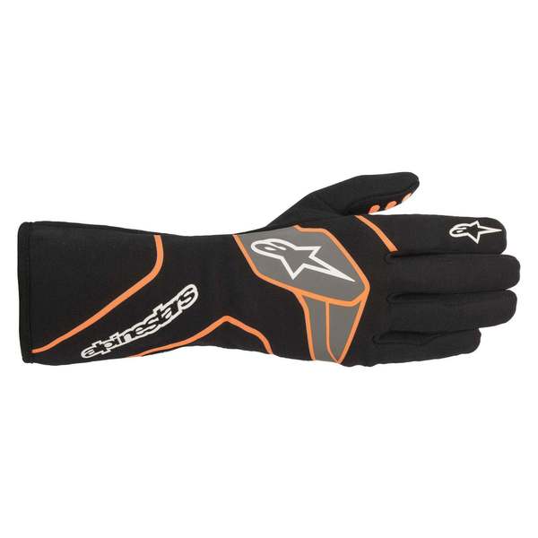 Alpinestars Guantes Karting Tech-1 Race V2 Negro/Naranja Fluor